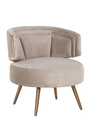 Modern Velvet Easy Chair | Richmond Interiors Hazel | Oroa.com