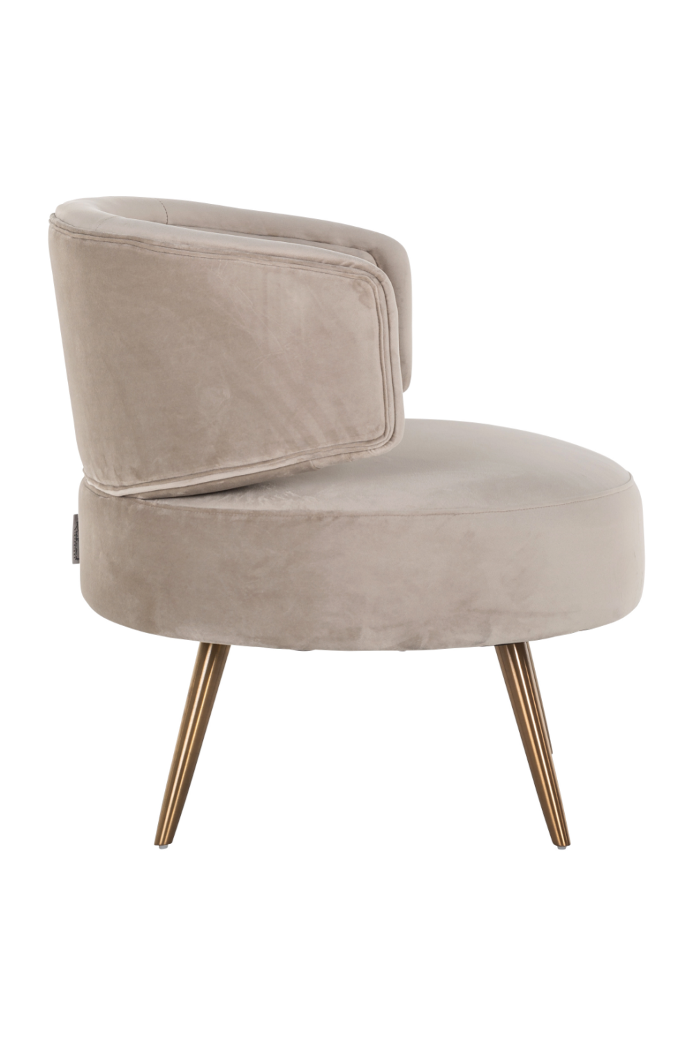 Modern Velvet Easy Chair | OROA Hazel | Oroa.com