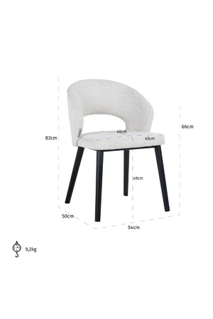 Cut-Out Modern Dining Chair | Richmond Interiors Savoy | Oroa.com