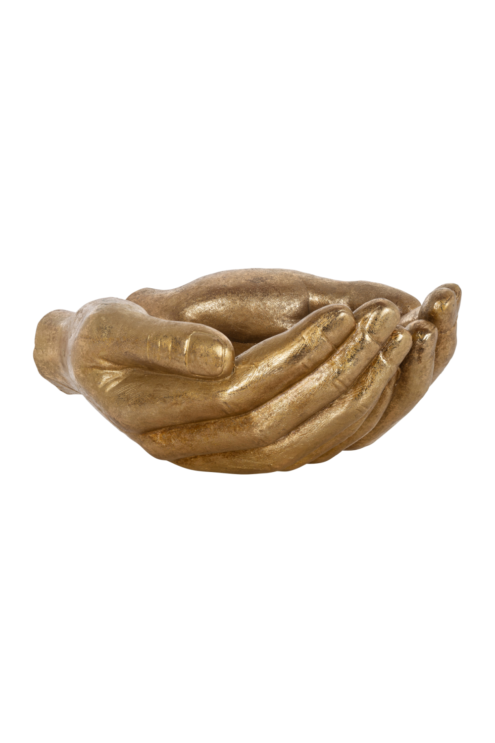 Gold Sculptured Hand Bowl | OROA Hope | Oroa.com