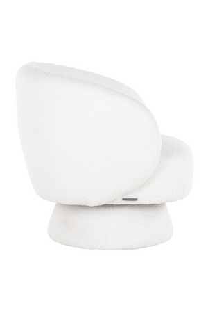 White Swivel Easy Chair | Richmond Interiors Senna | Oroa.com
