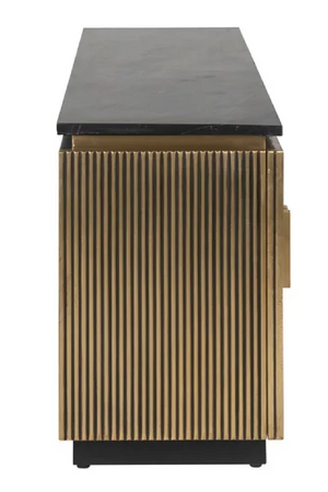 Gold 4-Door TV Unit | Richmond Interiors Ironville | Oroatrade.com