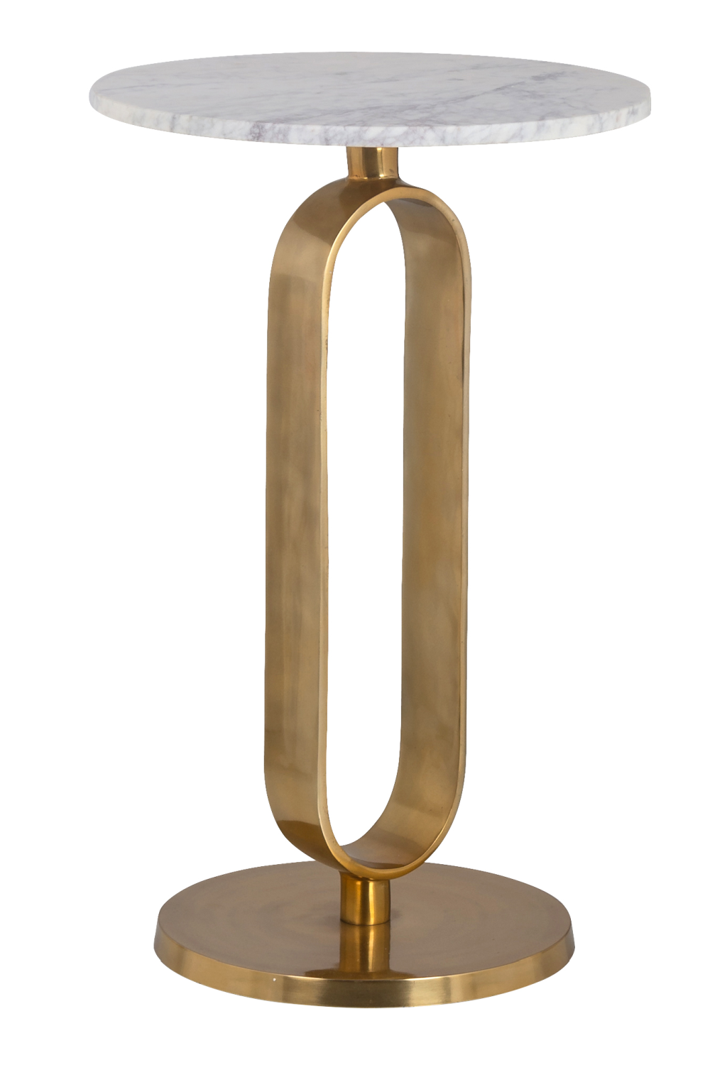 Modern Marble End Table | Richmond Interiors Celine | Oroatrade.com