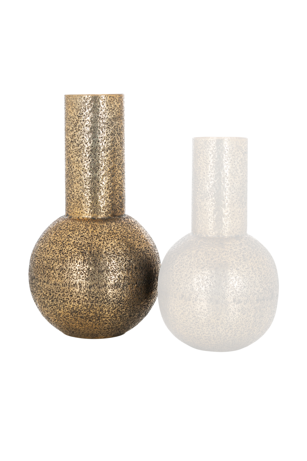 Gold Aluminum Rustic Vase L | OROA Darcey | Oroatrade.com