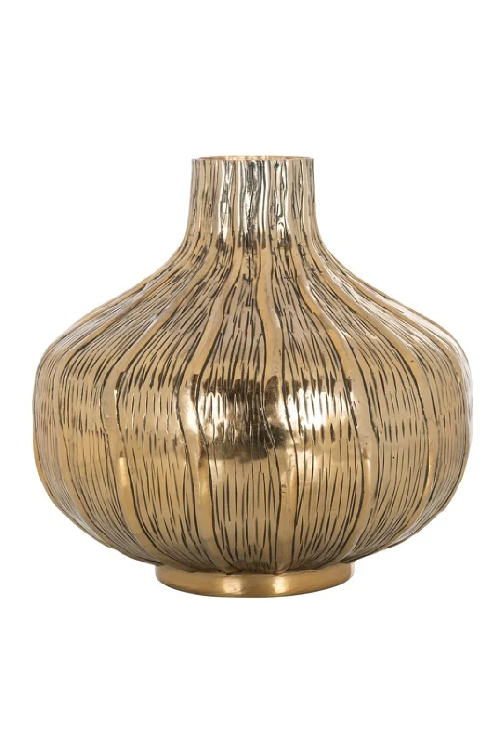 Aluminum Gold Bud Vase | OROA Aliyah | Oroatrade.com