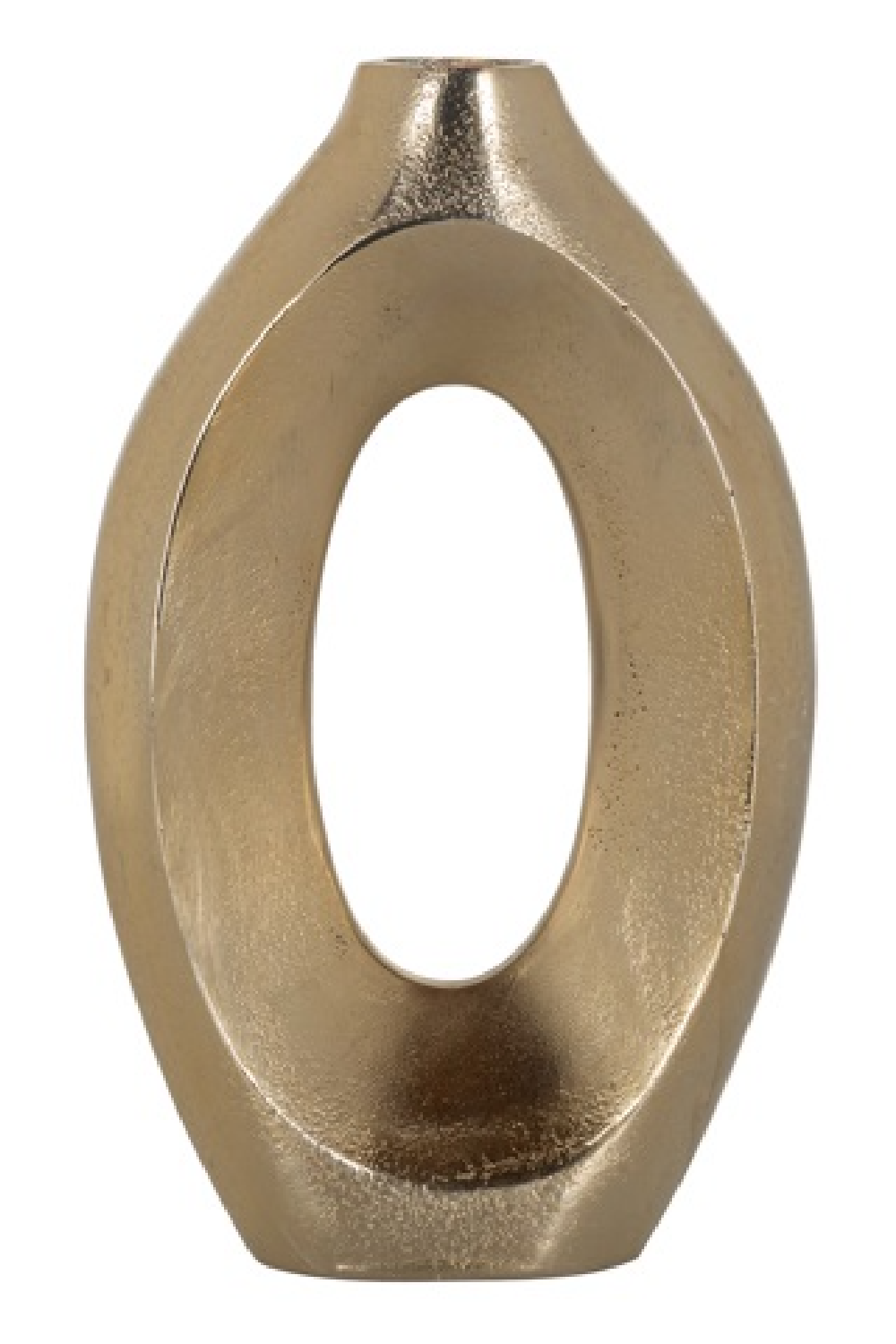 Brushed Gold Modern Vase | Richmond Interiors Alma | Oroa.com