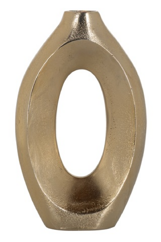 Brushed Gold Modern Vase | Richmond Interiors Alma | Oroa.com