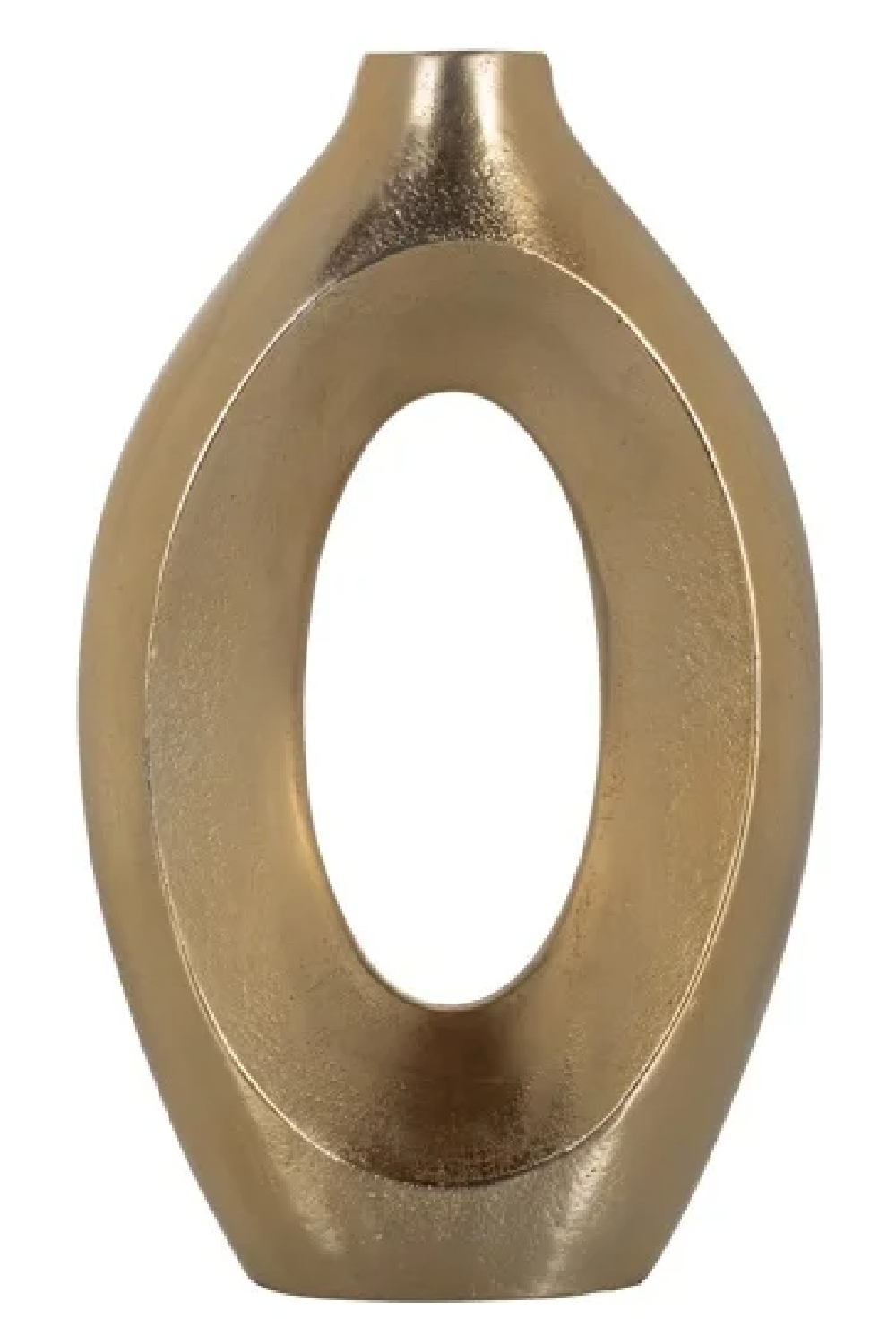 Brushed Gold Modern Vase | Richmond Interiors Alma | Oroa.com