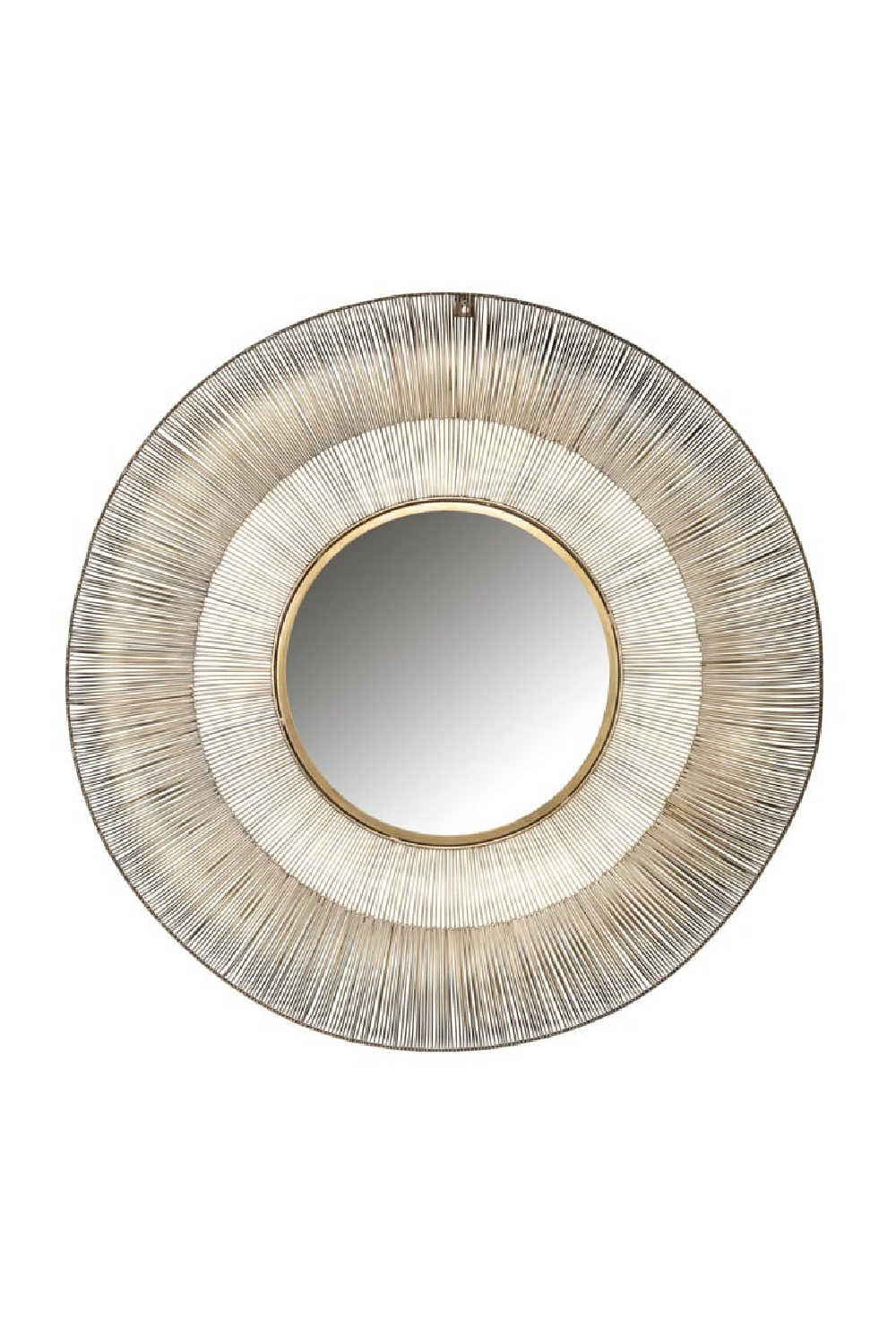 Brushed Gold Decorative Mirror | Richmond Interiors Aliza | Oroa.com