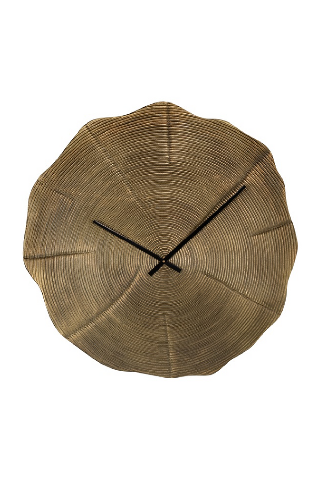 Organic-Shaped Gold Wall Clock | Richmond Interiors Alien | Oroa.com