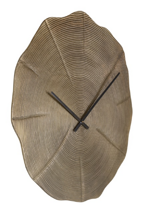 Organic-Shaped Gold Wall Clock | Richmond Interiors Alien | Oroa.com