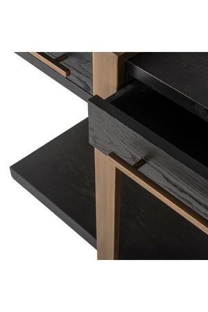 Contemporary Black Oak Sideboard | Richmond Interiors Cambon | Oroa.com