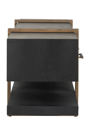 Black Oak 3-Drawer TV Unit | Richmond Interiors Cambon | Oroa.com