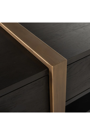 Black Oak 3-Drawer TV Unit | Richmond Interiors Cambon | Oroa.com
