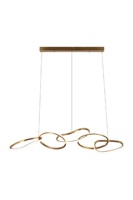 Golden Looped Hanging Lamp | Richmond Interiors Flyn | Oroa.com