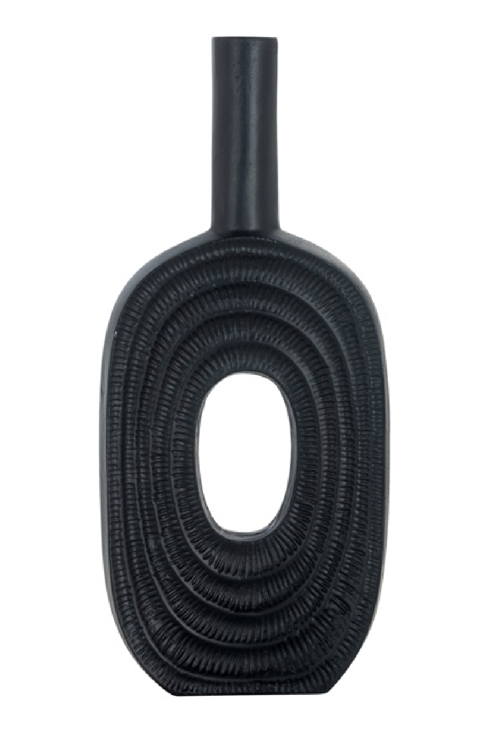 Black Mid-Century Vase L | Richmond Interiors Emar | Oroa.com