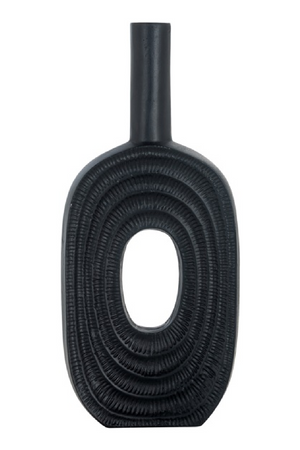 Black Mid-Century Vase L | Richmond Interiors Emar | Oroa.com