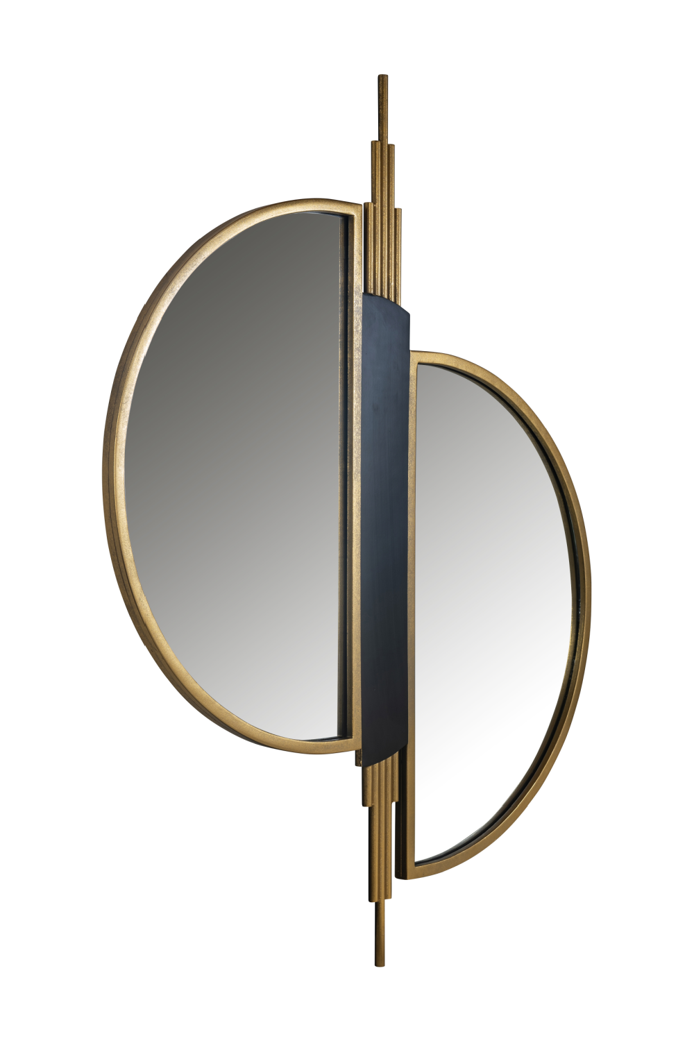 Brushed Gold Decorative Mirror | OROA Adelyn | Oroatrade.com