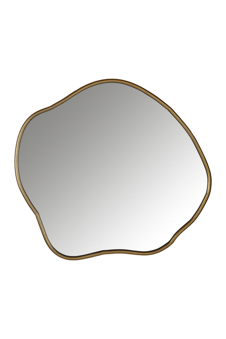 Organic-Shaped Gold Mirror | Richmond Interiors Allyson | Oroa.com