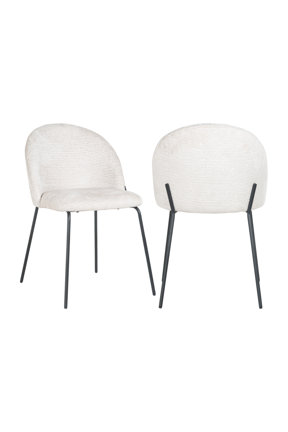 Minimalist Cream Dining Chair | OROA Alyssa | Oroatrade.com