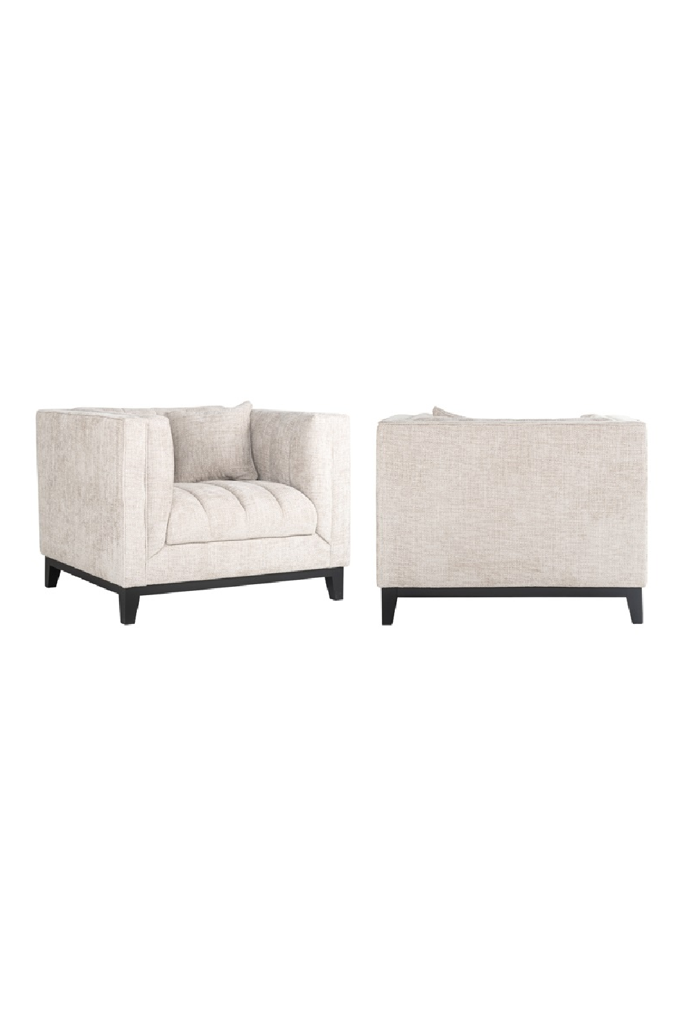 Contemporary Upholstered Lounge Armchair | OROA Beauchamp | Oroa.com