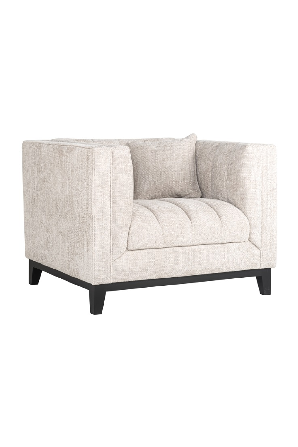 Contemporary Upholstered Lounge Armchair | OROA Beauchamp | Oroa.com