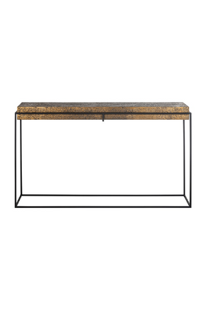 Rustic Gold Console Table | Richmond Interiors Dover | Oroa.com
