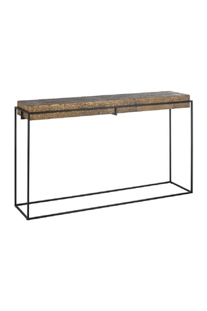 Rustic Gold Console Table | Richmond Interiors Dover | Oroa.com
