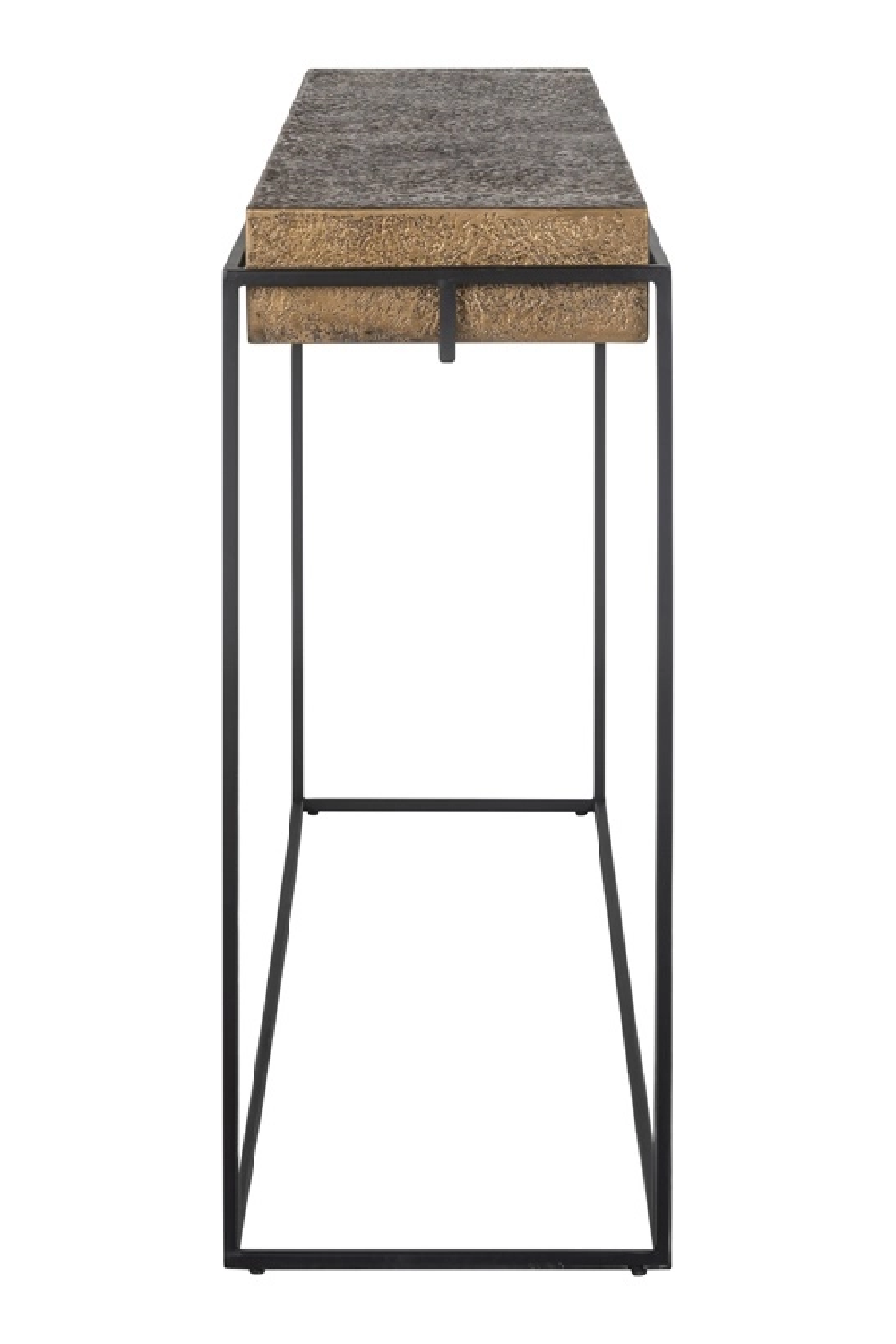 Rustic Gold Console Table | Richmond Interiors Dover | Oroa.com