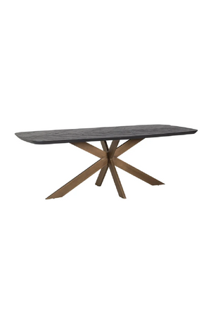 Black Oak Dining Table | Richmond Interiors Hayley | Oroa.com