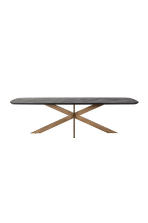 Black Oak Dining Table | Richmond Interiors Hayley | Oroa.com