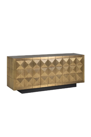 Gold Geometrical Patterned Sideboard | OROA Collada | Oroa.com