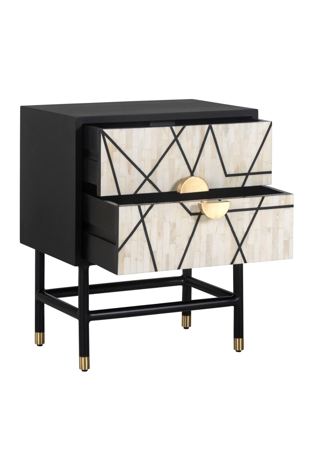 Wooden Contemporary Nightstand | Richmond Interiors Novas | Oroa.com