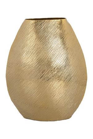 Gold Aluminium Vase L | Richmond Interiors Evey | Oroa.com