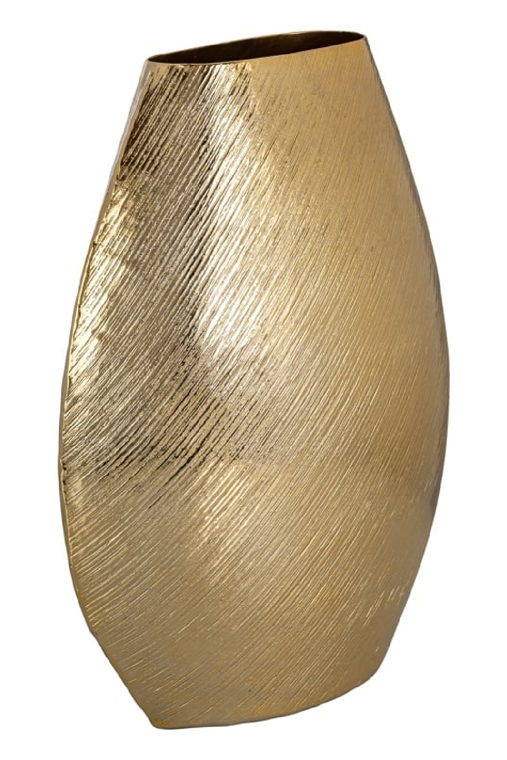 Gold Aluminium Vase L | OROA Evey | Oroa.com