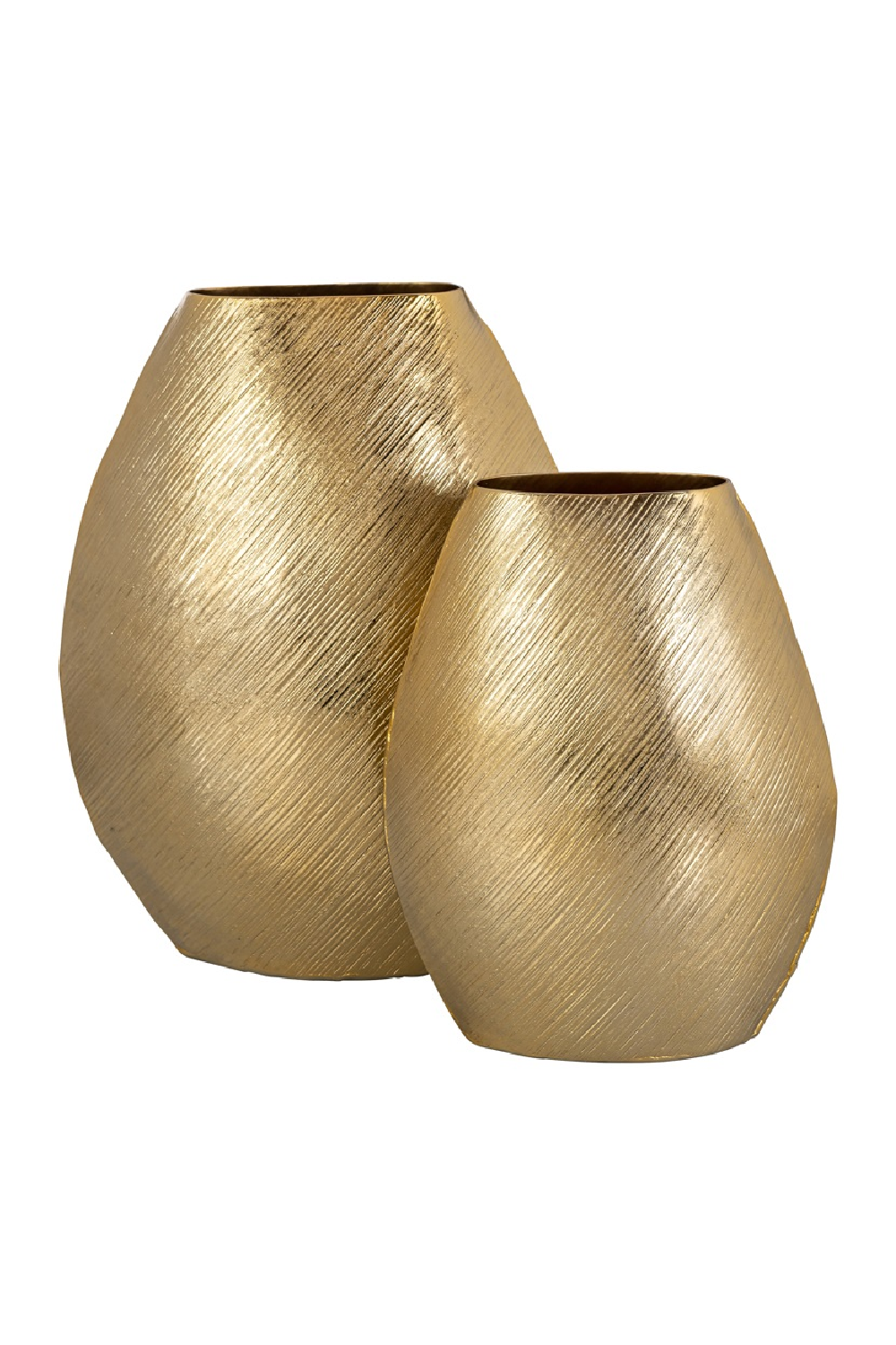 Gold Aluminium Vase L | Richmond Interiors Evey | Oroa.com
