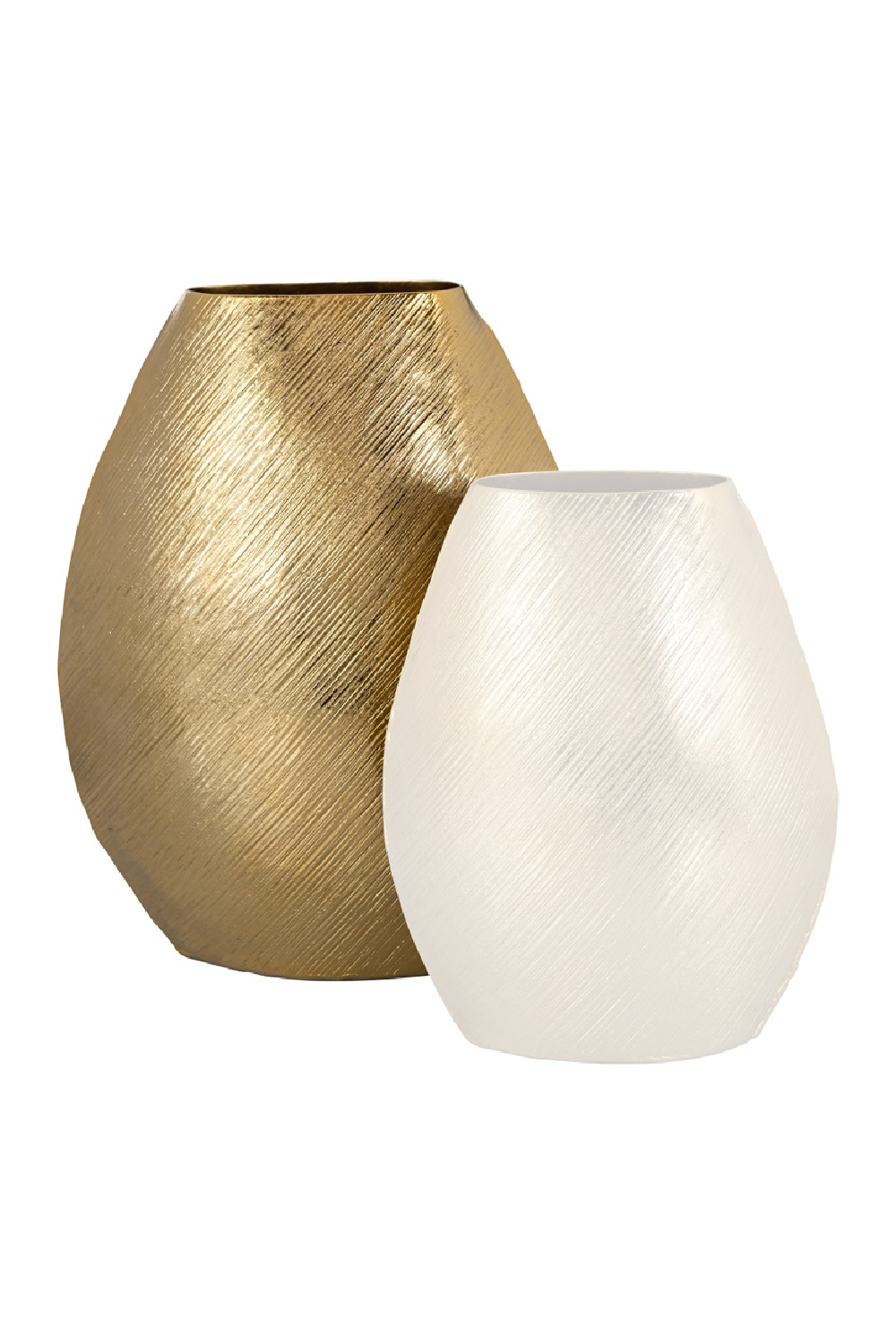 Gold Aluminium Vase L | OROA Evey | Oroa.com