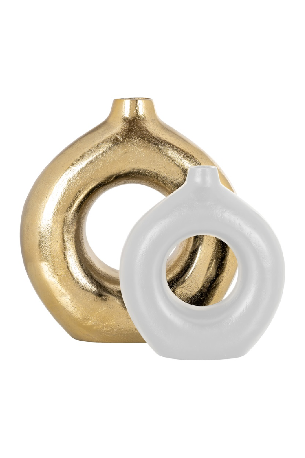 Gold Round Vase | OROA Felicia | Oroa.com