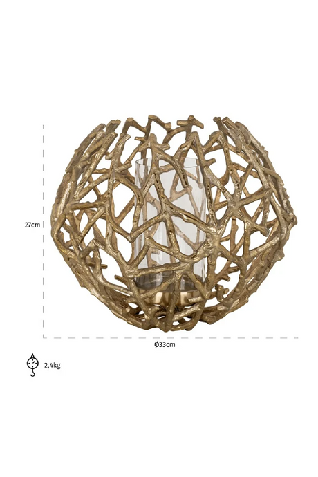 Gold Rustic Hurricane | Richmond Interiors Jaimy | Oroa.com