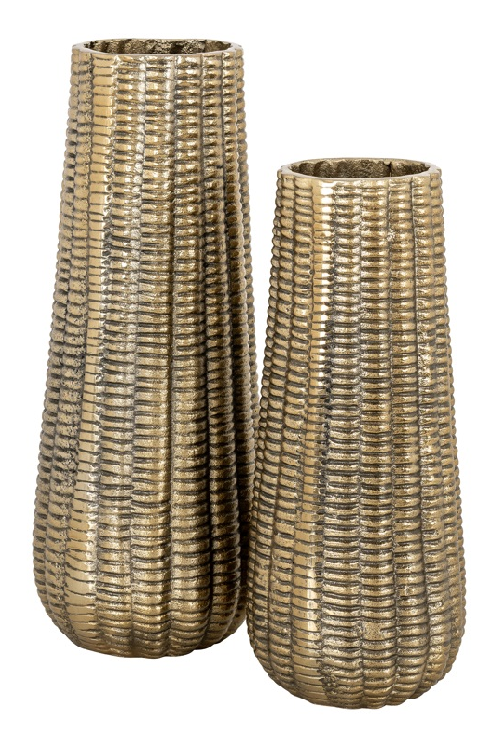 Brushed Gold Vase L | Richmond Interiors Loran | Oroa.com