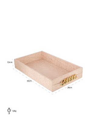 Pink Animal Print Tray | Richmond Interiors Rowen | Oroa.com