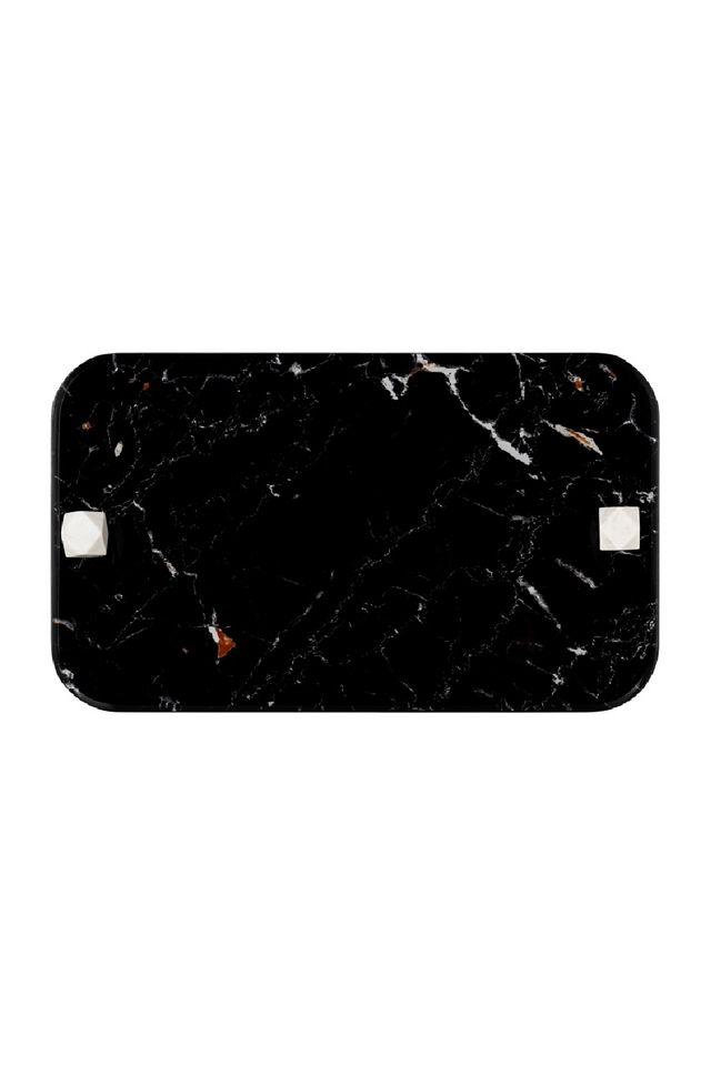 Black Glass Tray | Richmond Interiors Yaya | Oroa.com