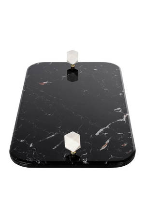 Black Glass Tray | Richmond Interiors Yaya | Oroa.com