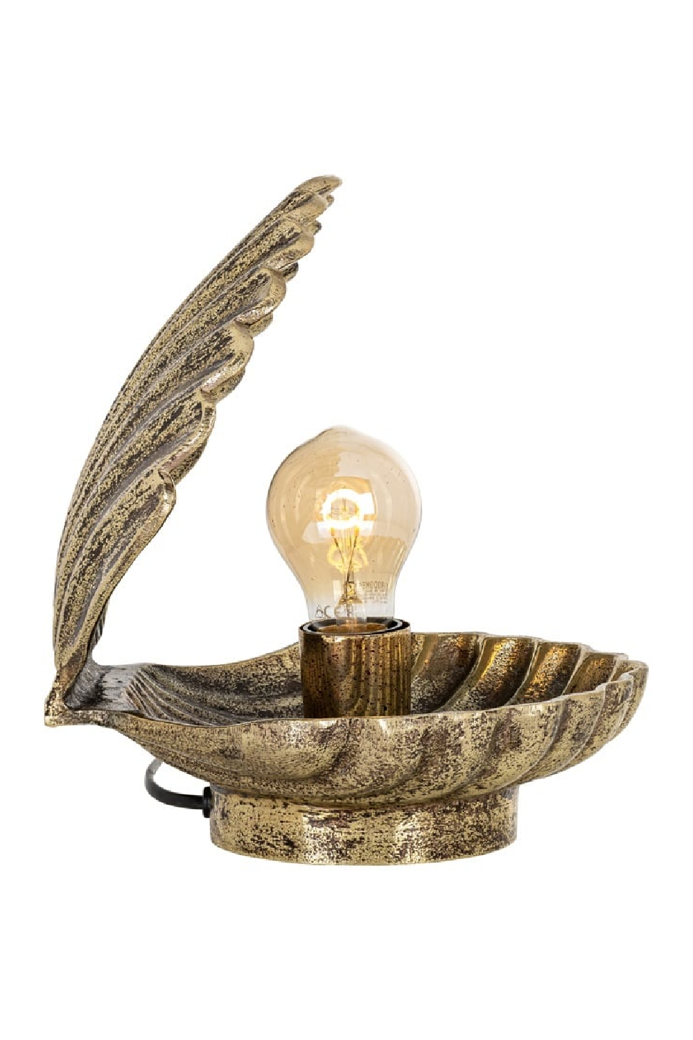 Gold Clamshell Table Lamp | OROA Stacey | Oroa.com