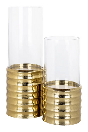 Gold Aluminium Base Hurricane | Richmond Interiors Bodil | Oroa.com