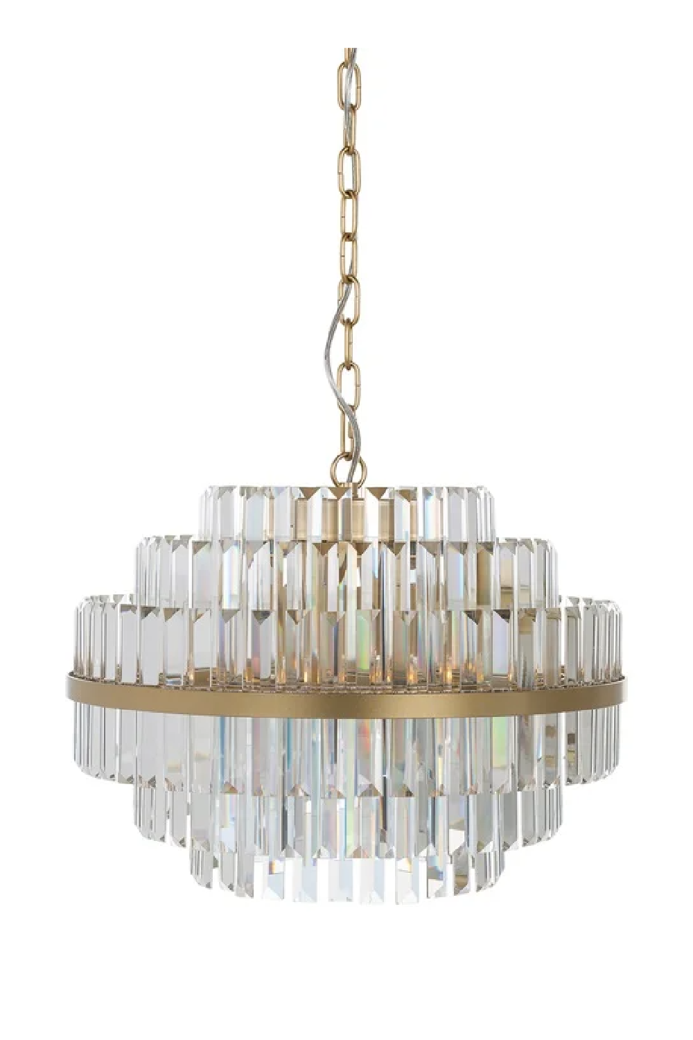Tiered Crystal Hanging Lamp M | OROA Desire | Oroa.com