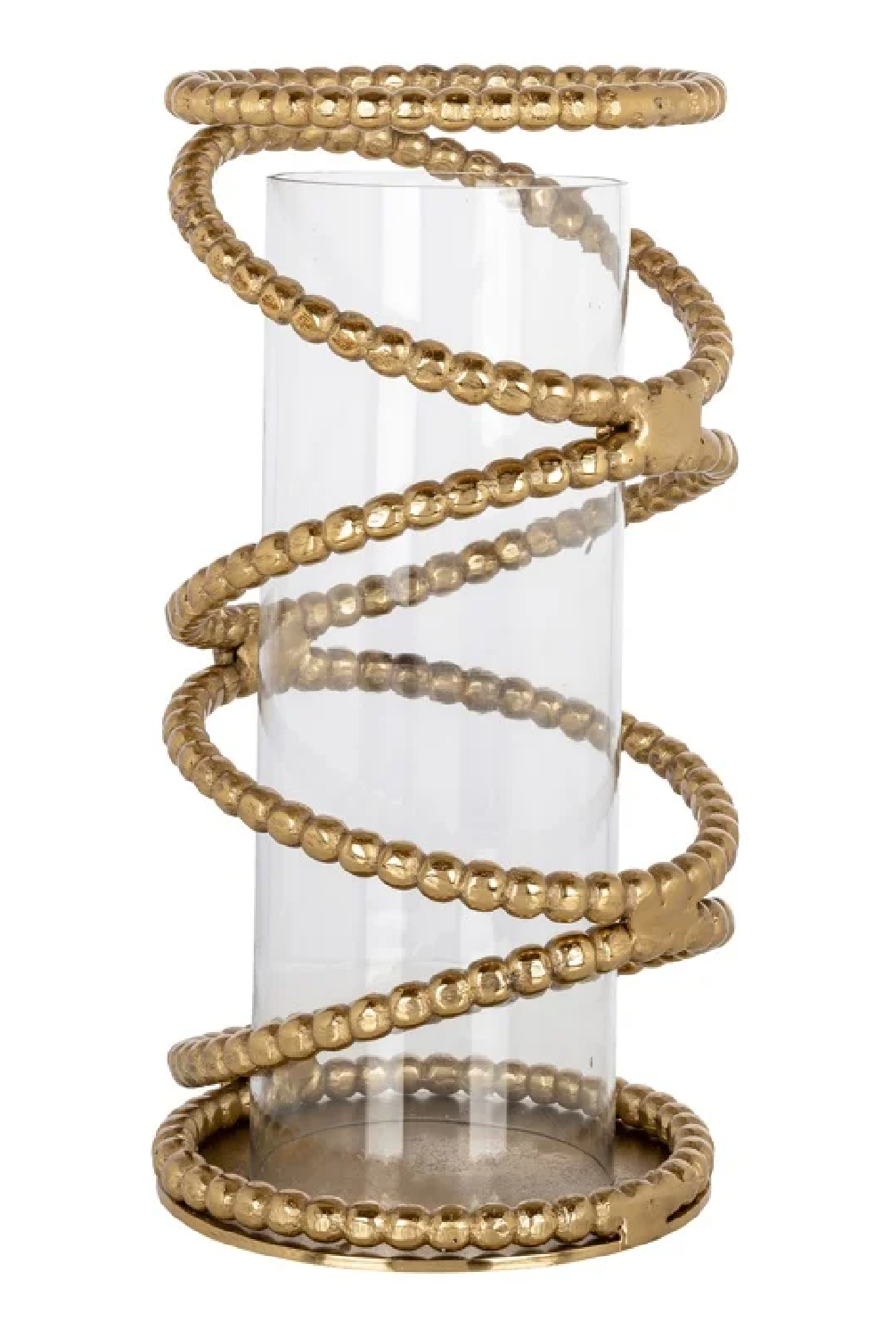 Gold-Chained Glass Hurricane | Richmond Interiors Jaden | Oroa.com