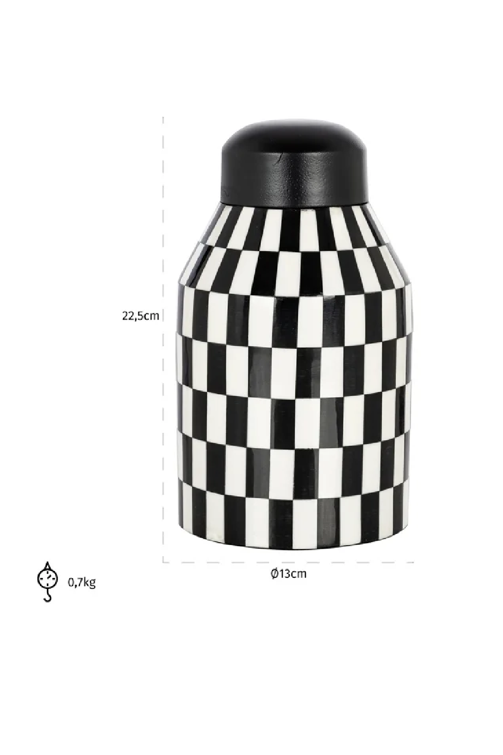 Black & White Jar | OROA Malou | Oroa.com