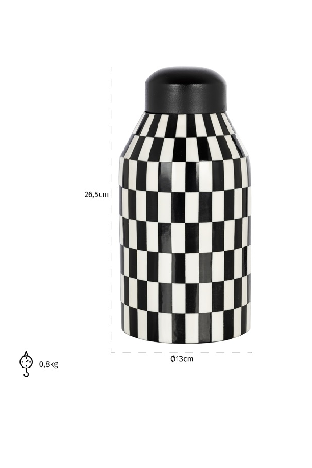 Black & White Jar | Richmond Interiors Malou | Oroa.com