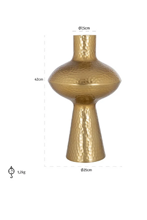 Gold Organic-Shaped Vase | Richmond Interiors Caitlyn | Oroa.com